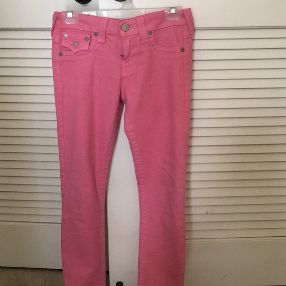 true religion pink jeans
